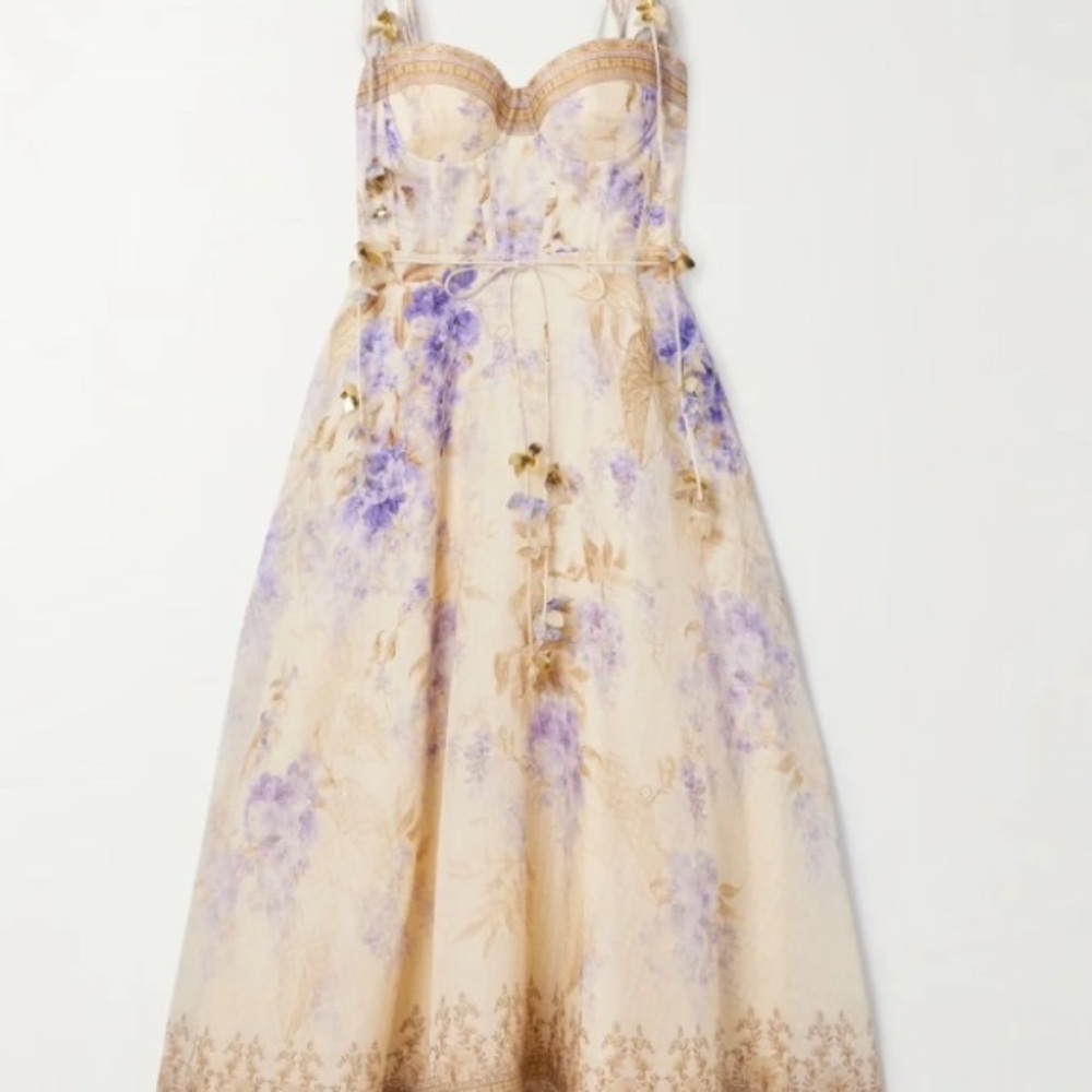 Zimmermann dawning picnic dress size 1 - Picture 3 of 3
